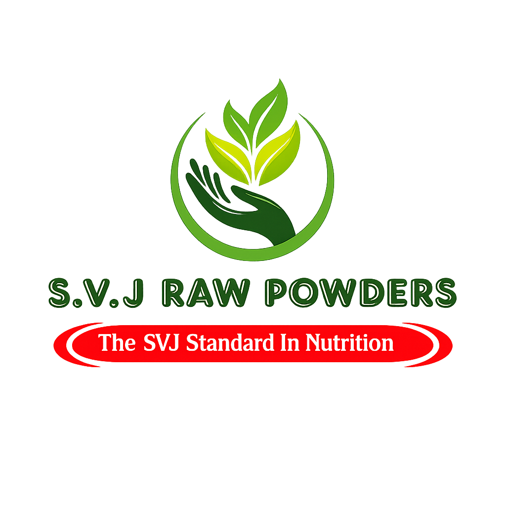 SVJ Raw Powders Logo